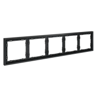 Рамка пластиковая VOLTUM S70 на 5 постов, (графит), Voltum, VLS100507 Рамка пластиковая VOLTUM S70 на 5 постов, (графит), Voltum, VLS100507