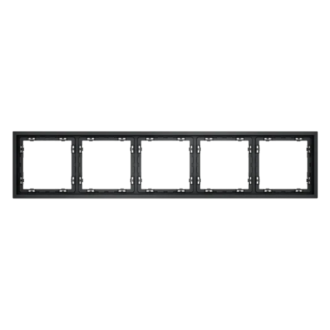 Рамка пластиковая VOLTUM S70 на 5 постов, (графит), Voltum, VLS100507 Рамка пластиковая VOLTUM S70 на 5 постов, (графит), Voltum, VLS100507