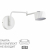 Бра LED GX53 1*10W 220V KARINA COMFI LN26 244 LUMION 8241/1W
