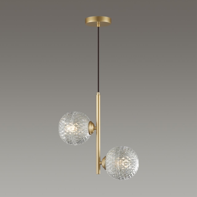 Светильник подвесной E27 2*8W LED 220V GENEVA MODERNI LN23 000 LUMION 5292/2, фото на цветном фоне 1