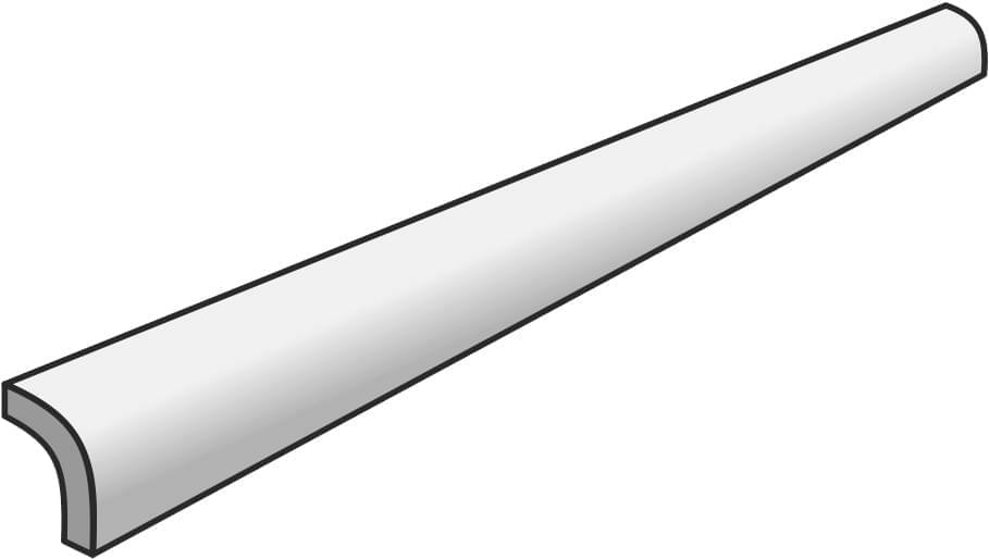 Бордюр Equipe Argile Pencil Bullnose Ice 3x20, 27594