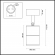 Настенно-потолочный светильник LED GU10 10W IP54 CORSUS HIGHTECH ODL20 327 ODEON LIGHT 4207/1C, схема товара