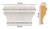 Капитель Decomaster D202-19D, 144x85x30 мм