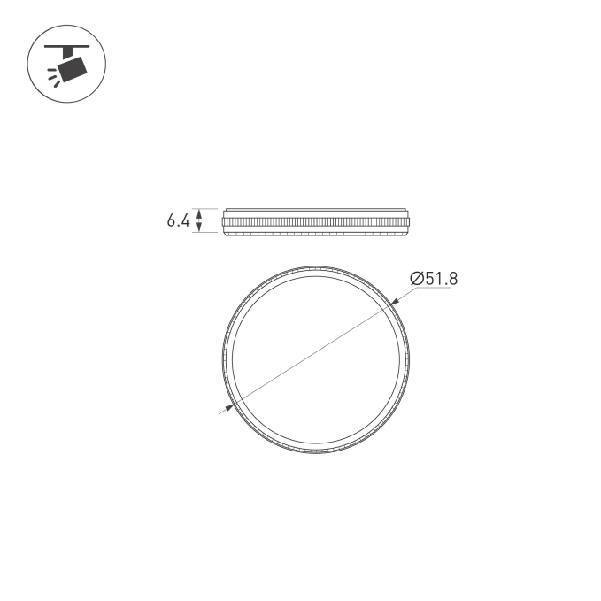 Фильтр LGD-ARTIFACT-CPL-LENS-R49 (WH), Arlight, 059739 Фильтр LGD-ARTIFACT-CPL-LENS-R49 (WH), Arlight, 059739