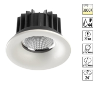 Встраиваемый светильник IP44 LED 3000K 20W 100-265V DRUM SPOT NT18 532 NOVOTECH 357603