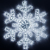 Фигура светодиодная ARD-SNOWFLAKE-M11-1250x1200-604LED White (230V, 36.5W), Arlight, 034260
