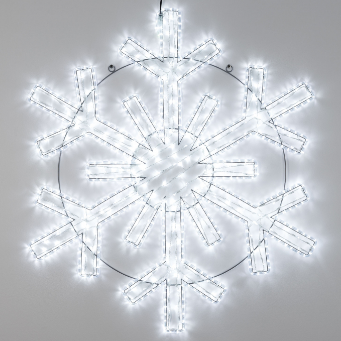 Фигура светодиодная ARD-SNOWFLAKE-M11-1250x1200-604LED White (230V, 36.5W), Arlight, 034260, изображение 2 Фигура светодиодная ARD-SNOWFLAKE-M11-1250x1200-604LED White (230V, 36.5W), Arlight, 034260, изображение 2