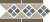 Керамогранит (бордюр) Top Cer Octagon New Border Lisbon With 1 Strip (Tr.01, Dots 29+11, Strips 29) 15x28, LISBON2 B01/29/11