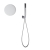 Душевой гарнитур Webert Shower Set AC1046740 белый матовый