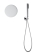 Душевой гарнитур Webert Shower Set AC1046740 белый матовый Душевой гарнитур Webert Shower Set AC1046740 белый матовый