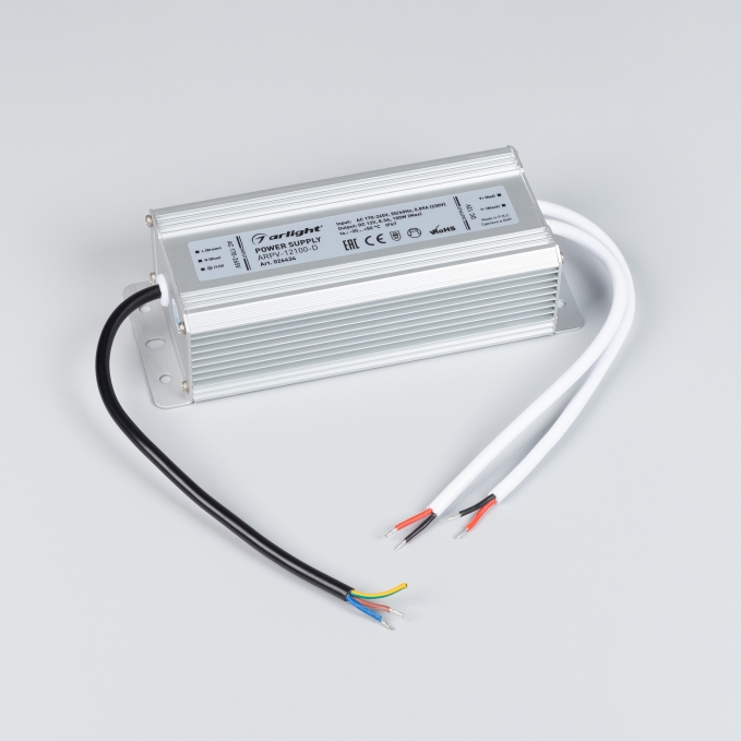 Блок питания ARPV-12100-D (12V, 8.3A, 100W), Arlight, 026434, изображение 2 Блок питания ARPV-12100-D (12V, 8.3A, 100W), Arlight, 026434, изображение 2