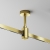 Крепление потолочное Short одинарное 78мм Flarity латунь, TRA156C-S1-BS