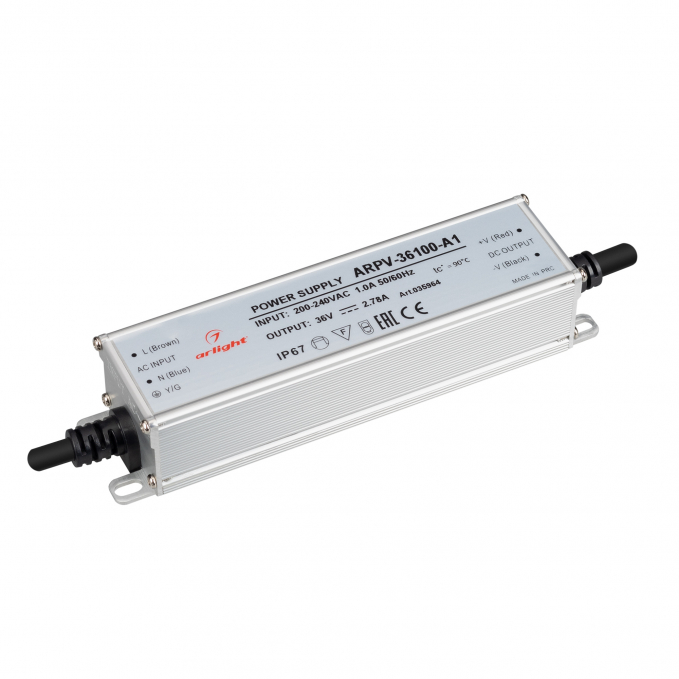 Блок питания ARPV-36100-A1 (36V, 2.78A, 100W), Arlight, 035964, изображение 1 Блок питания ARPV-36100-A1 (36V, 2.78A, 100W), Arlight, 035964, изображение 1