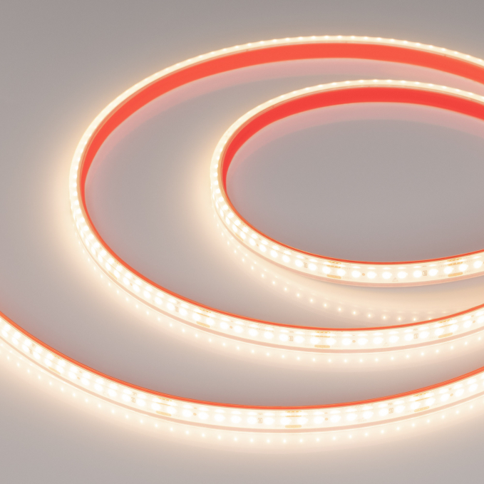 Светодиодная лента герметичная DOT-PFS-X160-10mm 24V Warm3000 (12 W/m, IP68, 5m), Arlight, 051594, изображение 1 Светодиодная лента герметичная DOT-PFS-X160-10mm 24V Warm3000 (12 W/m, IP68, 5m), Arlight, 051594, изображение 1