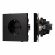 Механизм электрической розетки SCT-TENDO-MEU1-PL-BK (230V, 16A), Arlight, 054079, изображение 1