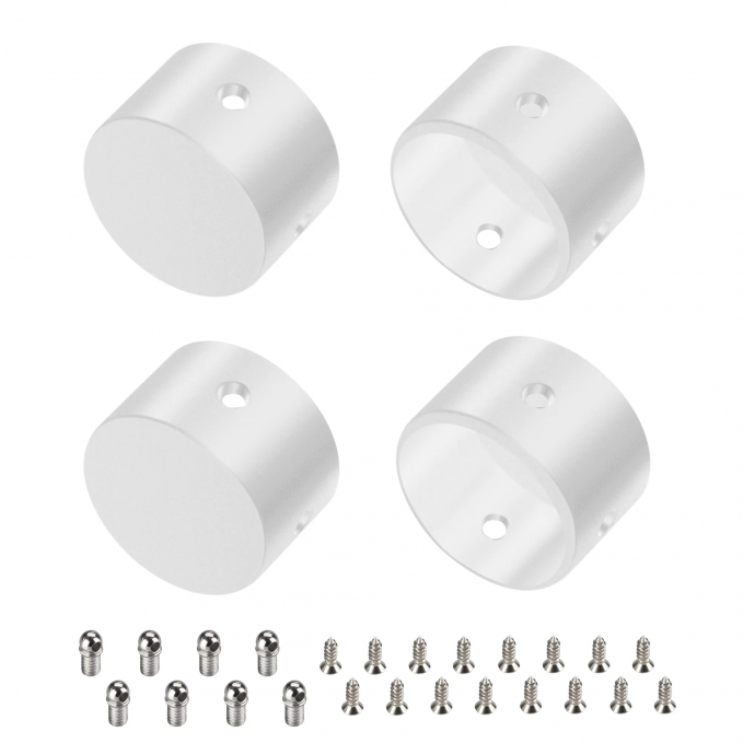 Заглушка WPH-FLEX-D22-360deg WHITE ALU глухая, Arlight, 049939, изображение 1