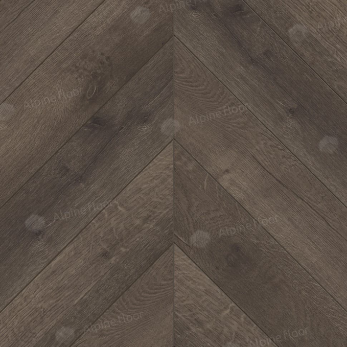 Каменный ламинат SPC Alpine Floor Chevron Alpine Дуб Антарес, ECO 18-9 MC