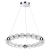 Люстра LED 60W 4000K 4987лм CRYSTAL L-VISION ODL24 571 ODEON LIGHT, 5007/60L