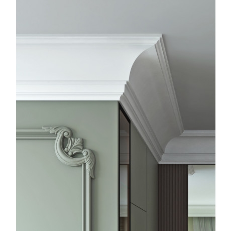 Декоративный угол к молдингу Bello Deco М15У2 Декоративный угол к молдингу Bello Deco М15У2