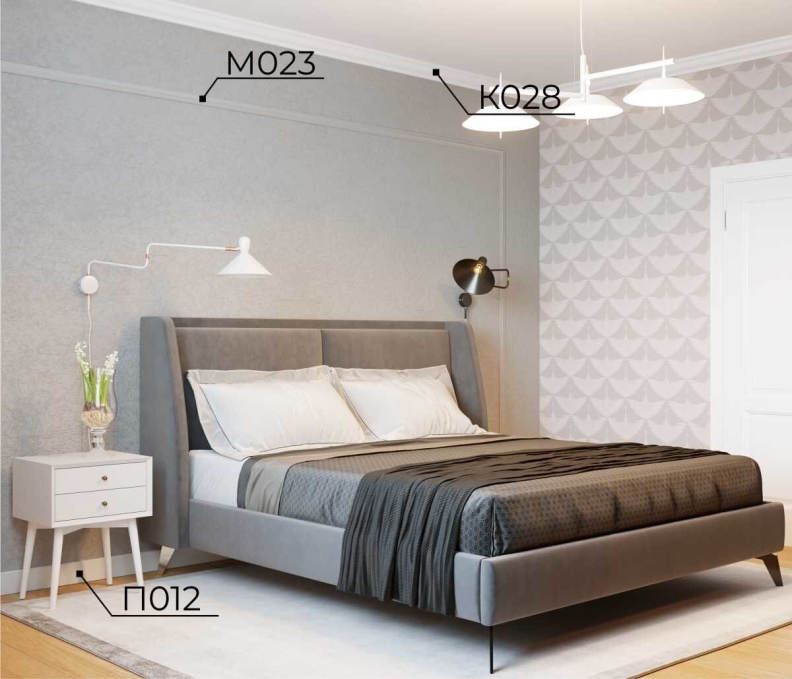 Карниз Cosca Decor KX028, 75х75x2000 мм, Экополимер