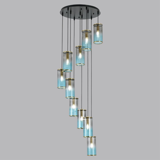 Люстра E14 10*40W 220V MURANO MODERNI LN26 000 LUMION 8401/10, фото на цветном фоне 2 Люстра E14 10*40W 220V MURANO MODERNI LN26 000 LUMION 8401/10, фото на цветном фоне 2
