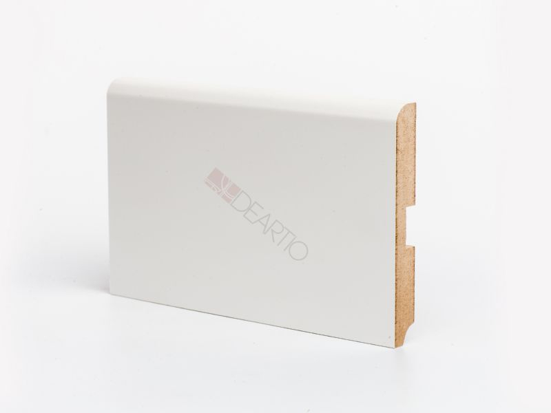Плинтус Deartio U102-120 Белый, 120x16x2050 мм Плинтус Deartio U102-120 Белый, 120x16x2050 мм