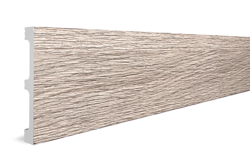 Плинтус Decor-Dizayn 708-80SH, 80x13x2400 мм