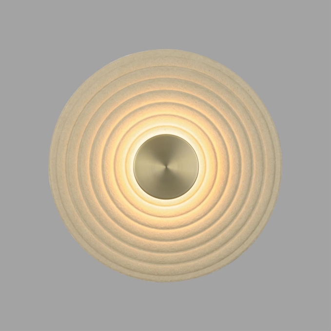 Настенный светильник IP20 LED 3000K 220V FELT L-VISION ODL25 189 ODEON LIGHT 7035/6WL, фото на белом фоне