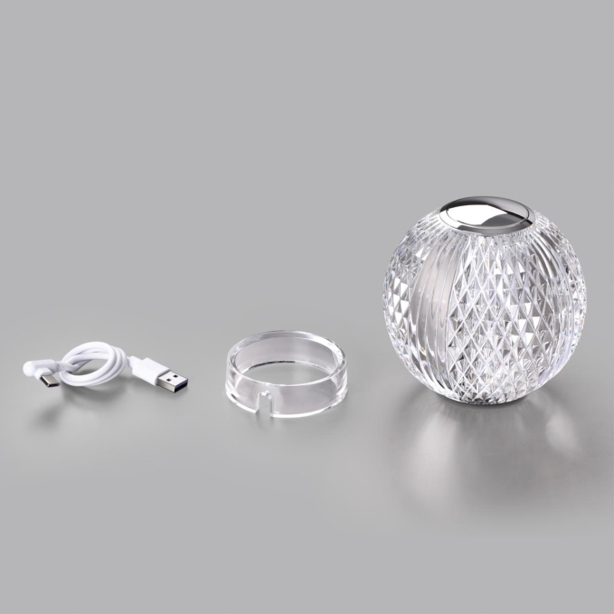 Настольный светильник LED 2W 4000K 200лм CRYSTAL L-VISION ODL24 567 ODEON LIGHT 5007/2TL, композиция 4 Настольный светильник LED 2W 4000K 200лм CRYSTAL L-VISION ODL24 567 ODEON LIGHT 5007/2TL, композиция 4