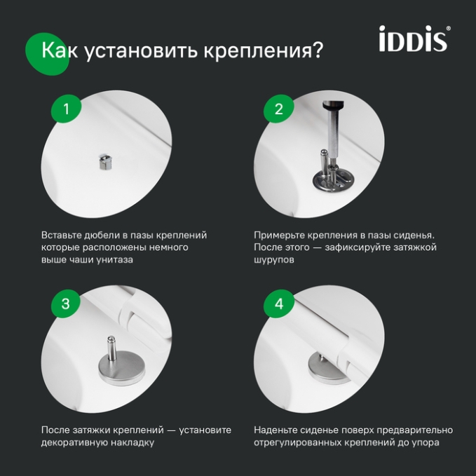 Сиденье для унитаза Iddis Optima Home 008PPSEi31