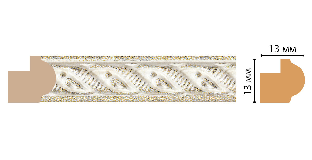 Молдинг Decomaster 118-20, 13x13x2400 мм Молдинг Decomaster 118-20, 13x13x2400 мм