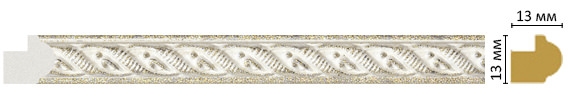 Молдинг Decomaster 118-20, 13x13x2400 мм Молдинг Decomaster 118-20, 13x13x2400 мм