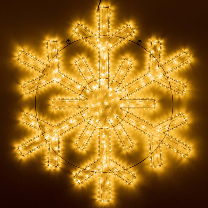 Фигура светодиодная ARD-SNOWFLAKE-M11-1250x1200-604LED Warm (230V, 36.5W), Arlight, 034261, изображение 1 Фигура светодиодная ARD-SNOWFLAKE-M11-1250x1200-604LED Warm (230V, 36.5W), Arlight, 034261, изображение 1