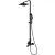 Душевая стойка со смесителем Wonzon & Woghand Flex WW-88047072-MB черная матовая