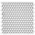 Мозаика Starmosaic Shapes Penny Round White Matt 30.9x31.5