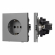Механизм электрической розетки SCT-TENDO-MEU1-PL-GR (230V, 16A), Arlight, 054080, изображение 1