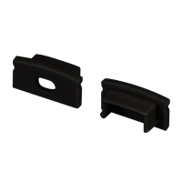 Заглушка LINE-1708 BLACK с отверстием, Arlight, 040315