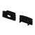 Заглушка LINE-1708 BLACK с отверстием, Arlight, 040315