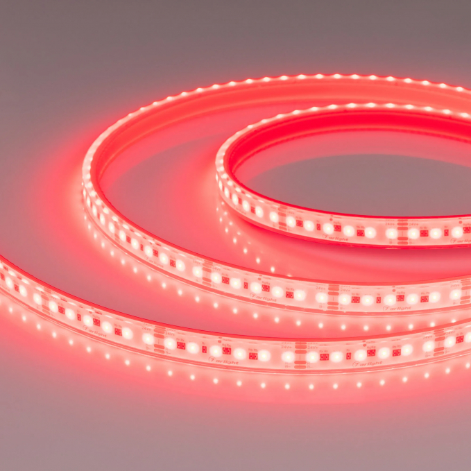 Светодиодная лента герметичная DOT-PFS-X120-12mm 24V RGB (14 W/m, IP68, 5m), Arlight, 058096, изображение 1 Светодиодная лента герметичная DOT-PFS-X120-12mm 24V RGB (14 W/m, IP68, 5m), Arlight, 058096, изображение 1
