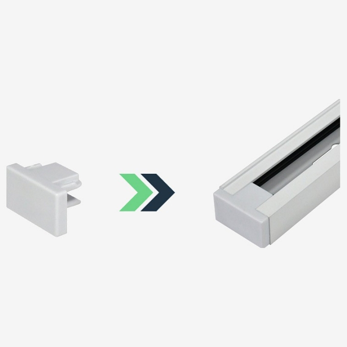 Заглушка для трека Skylite 0034, Hesby Lighting, HSBL_0034, изображение 2 Заглушка для трека Skylite 0034, Hesby Lighting, HSBL_0034, изображение 2