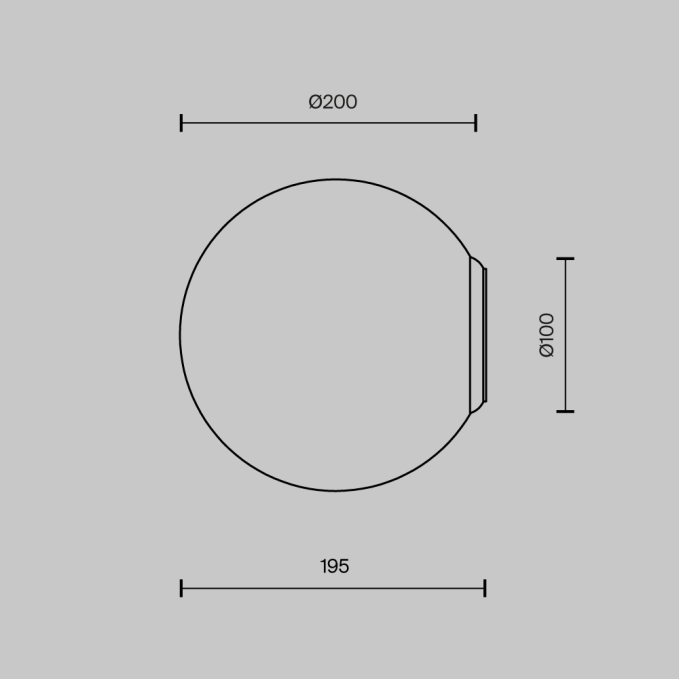 Настенный светильник (бра) Базовая форма / Basic form E27х1, MOD321WL-01W3, изображение 5 Настенный светильник (бра) Базовая форма / Basic form E27х1, MOD321WL-01W3, изображение 5