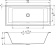 Ванна акриловая Riho Still Square 180x80 R B099003005 пристенная Ванна акриловая Riho Still Square 180x80 R B099003005 пристенная