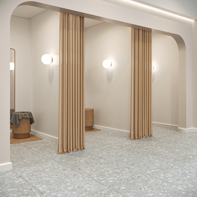 Керамогранит Buono Ceramica Terrazzo Light Beige Matt 60x120, SOHS4703M