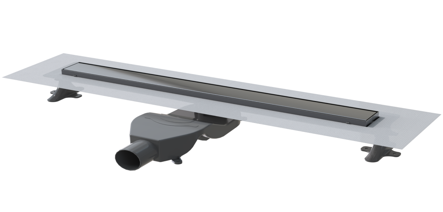 Душевой лоток Boheme Premium Linear 982-80-GM gun metal