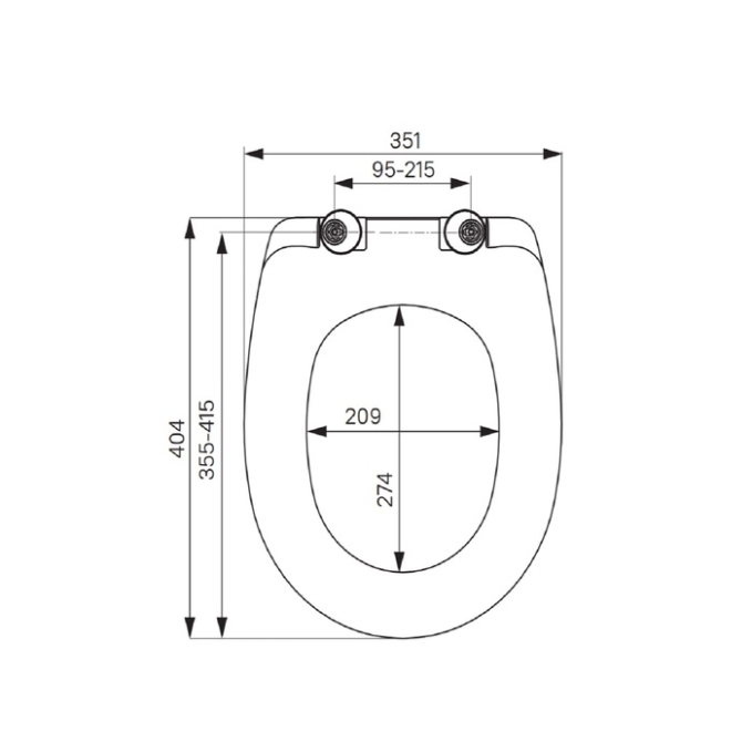 Сиденье для унитаза Iddis Optima Home ID 126 Dp Sc