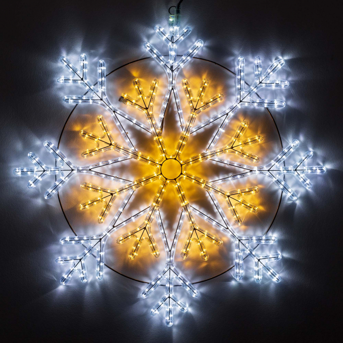 Световая Фигура ARD-SNOWFLAKE-M12-900x900-576LED White/Warm (230V, 36W), Arlight, 034262, изображение 1 Световая Фигура ARD-SNOWFLAKE-M12-900x900-576LED White/Warm (230V, 36W), Arlight, 034262, изображение 1