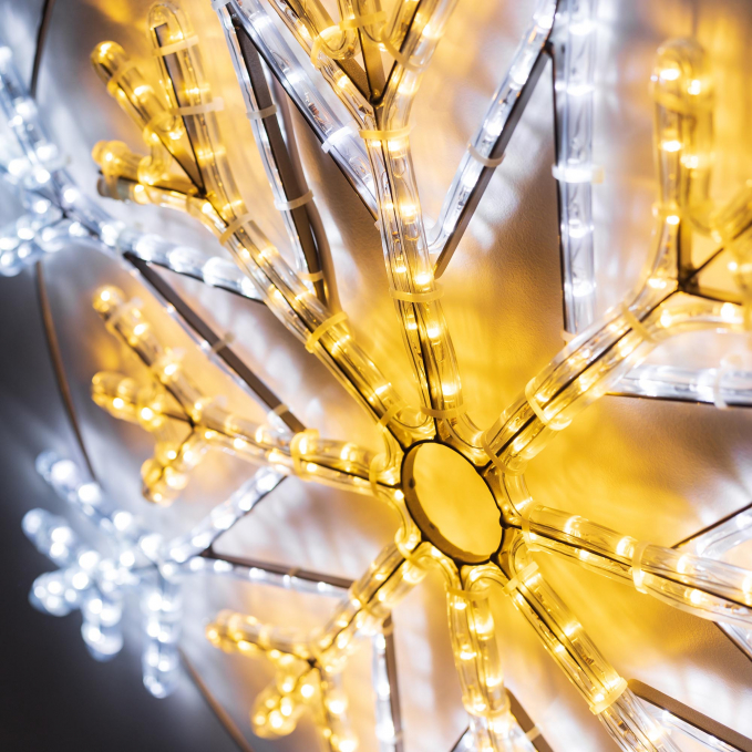 Световая Фигура ARD-SNOWFLAKE-M12-900x900-576LED White/Warm (230V, 36W), Arlight, 034262, изображение 2 Световая Фигура ARD-SNOWFLAKE-M12-900x900-576LED White/Warm (230V, 36W), Arlight, 034262, изображение 2