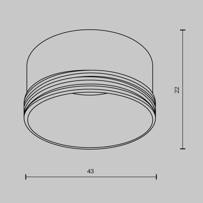 Декоративное кольцо для Фокус / Focus LED 5Вт, RingS-5-W, изображение 3 Декоративное кольцо для Фокус / Focus LED 5Вт, RingS-5-W, изображение 3