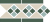 Керамогранит (бордюр) Top Cer Octagon New Border Lisbon With 1 Strip (Tr.16, Dots 13+18, Strips 18) 15x28, LISBON2 B16/13/18
