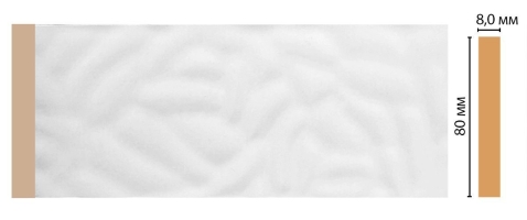 Молдинг Decomaster D039-114, 80x8x2400 мм